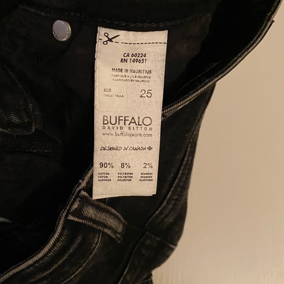 Buffalo High Rise Straight Acid Wash Jeans - Picture 4 of 9